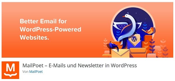 Mailpoet Newsletter Plugin WordPress